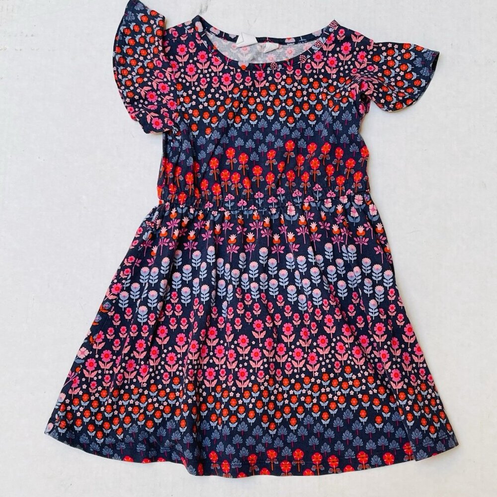 Gap Floral Dress‎ Cotton Girls Dress XS 4 5 Cottagecore Vacation Party Vacation